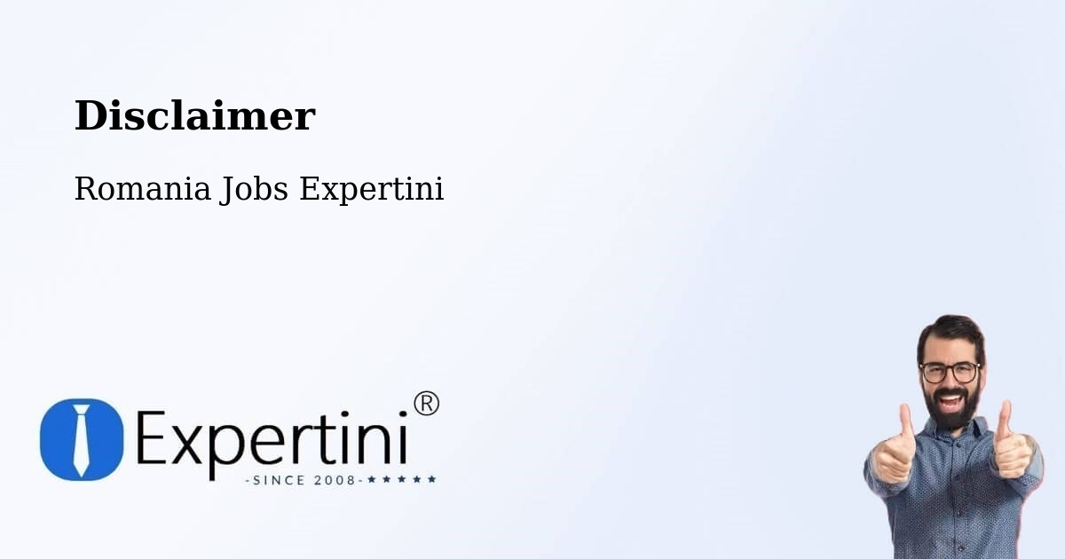 Disclaimer – Comuna Vima Micã - Romania Jobs Expertini