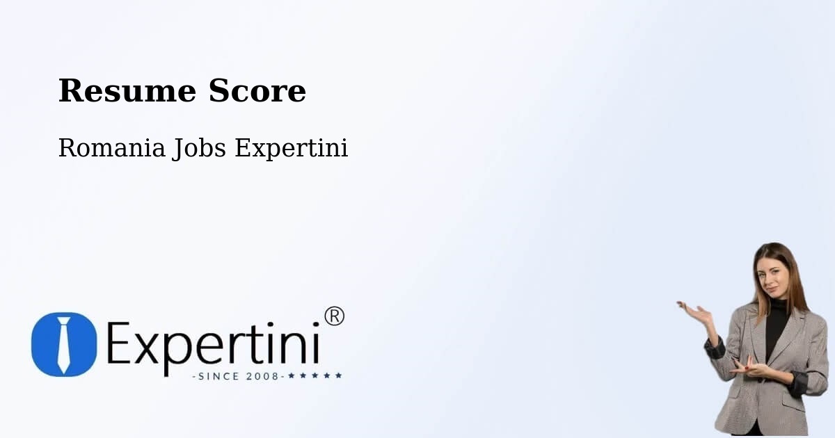Resume Score & Job Description Match Tool – Comuna Vima Micã - Romania Jobs Expertini